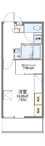 レオパレスｒｅｊｏｉｃｅの間取り