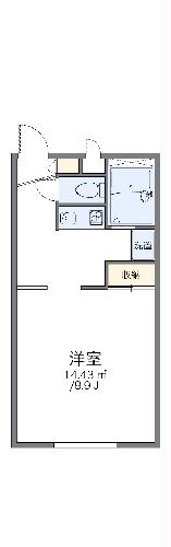 レオパレス信州ＩＮ－１の間取り