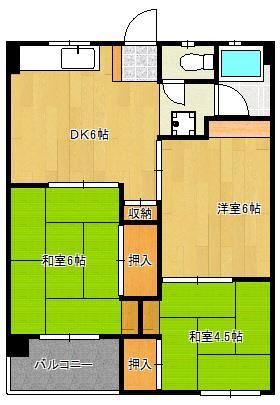 葛原グランドハイムの間取り