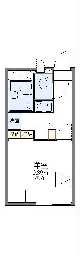 レオパレスフォンターナの間取り