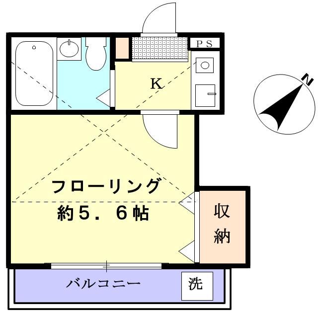 東京都北区上十条５（アパート）の賃貸物件の間取り