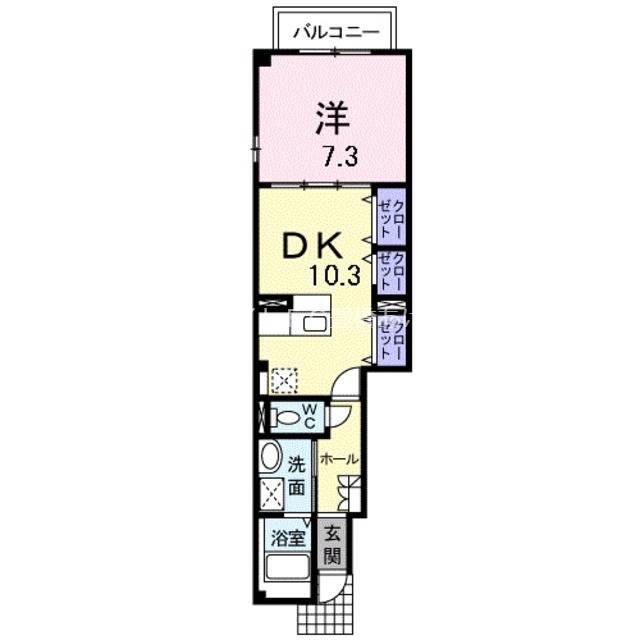 プラタ　エムIIの間取り