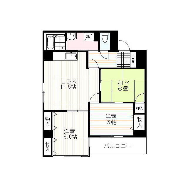 パークハイム６３の間取り