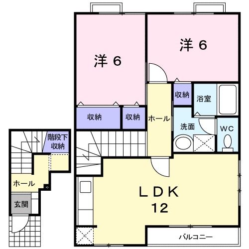 サンヒルズ　Ａの間取り