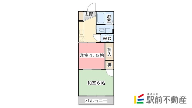 ハイツ井手の間取り