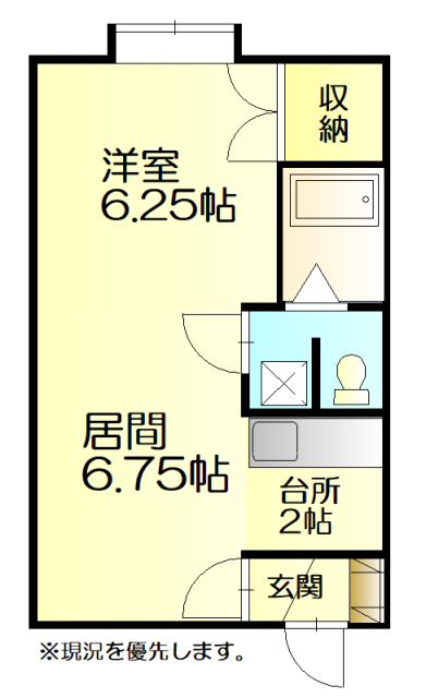 コーポきららの間取り