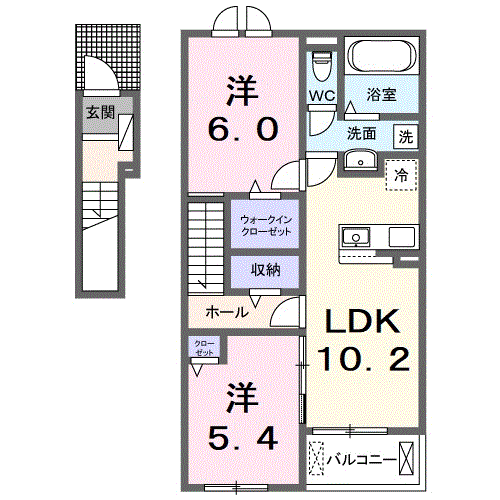 Soleile　IIの間取り