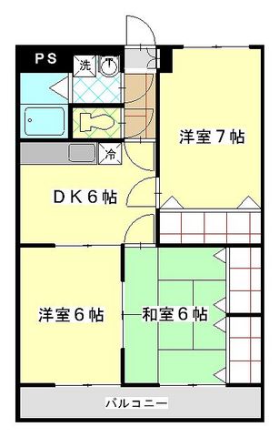 ファミール三国の間取り