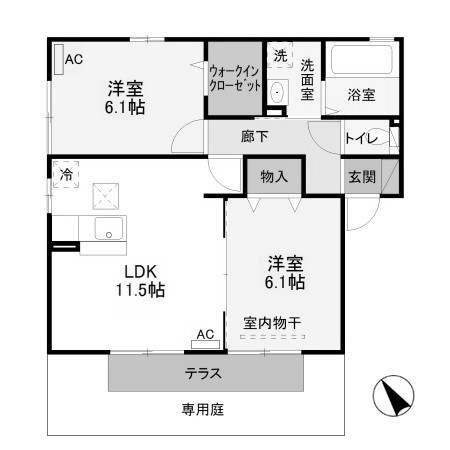 エスポワールの間取り