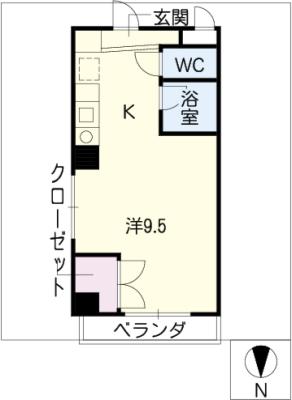 大口平和マンションの間取り