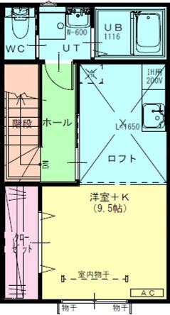 DOUBLEの間取り