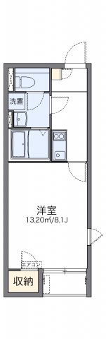 北九州市門司区葛葉のアパートの間取り