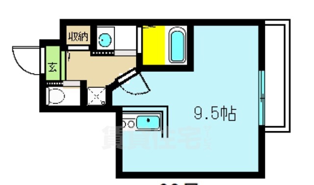 フラッティ北山の間取り