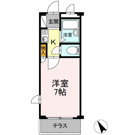 ロベット天王12の間取り