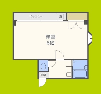 長居ロイヤルマンションの間取り