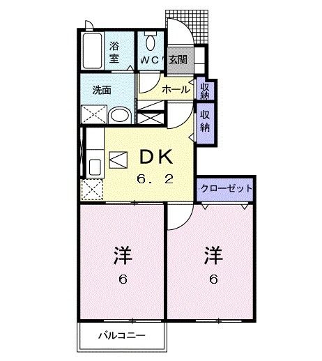 グラスハイツ盛兼Ｂの間取り