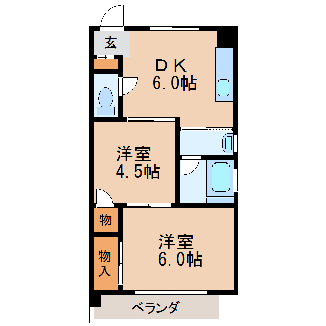 メゾン名城公園の間取り