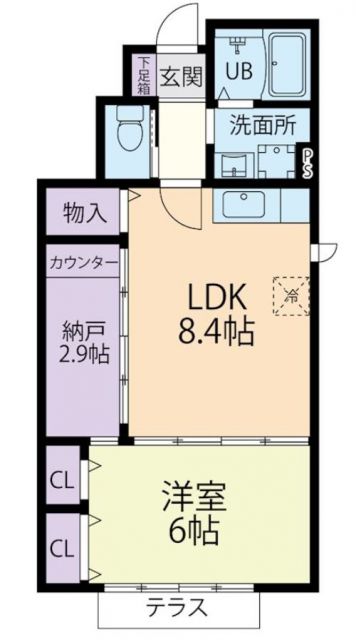 メゾンサニーフラットの間取り