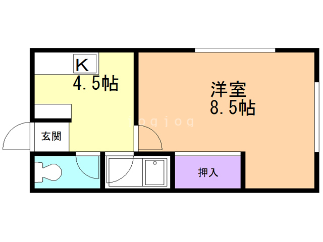 藤コーポの間取り