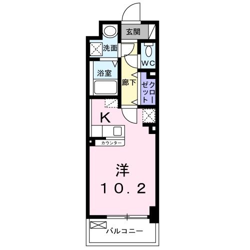 橿原市葛本町のマンションの間取り