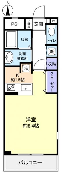 メゾンド・ビジューの間取り