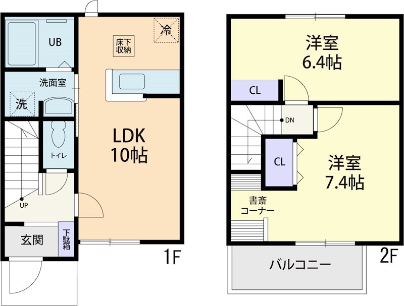 オルタナシア　Ｃの間取り