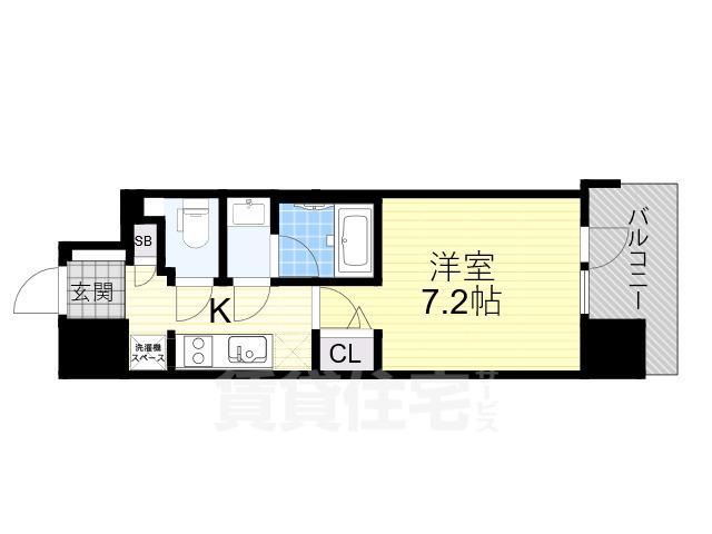 スプランディッド十三本町の間取り