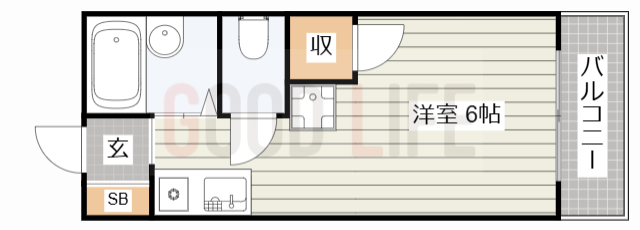 三木市緑が丘町本町のアパートの間取り