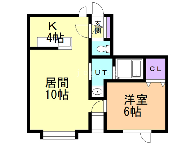 ｋｏｕｔｔｅｒ　Ａ棟の間取り