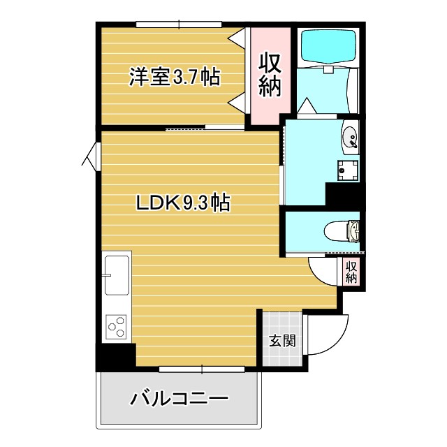 プレミール小野王子町の間取り