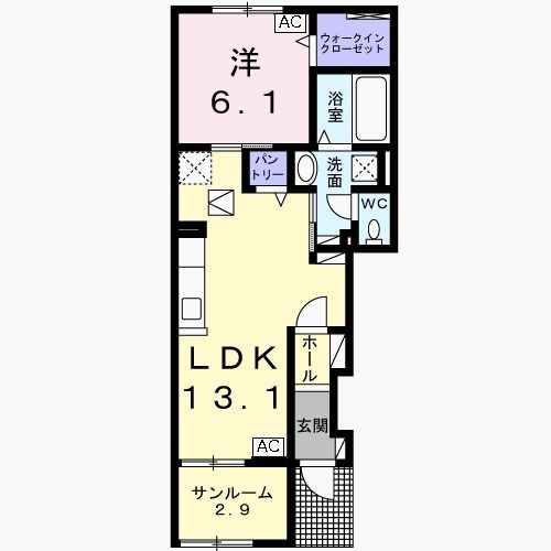 センシア五条の間取り