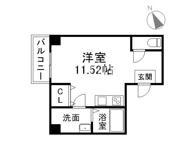 ボヌール竹田の間取り