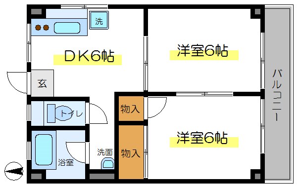 【シャトーMの間取り】