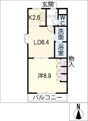 ヴィンテージマルコウＢ棟の間取り