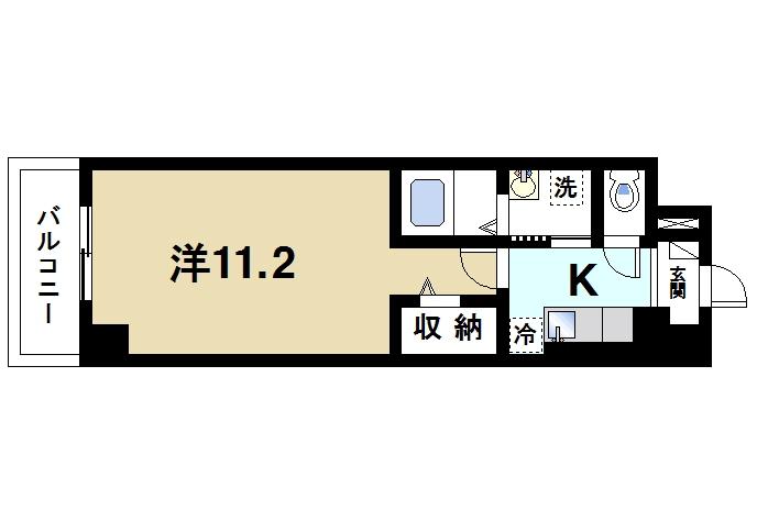 生駒市俵口町のマンションの間取り