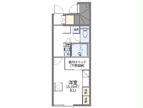 レオパレス関船の間取り