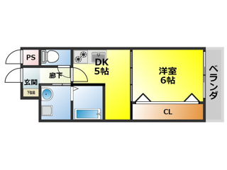 Krehl宿院の間取り