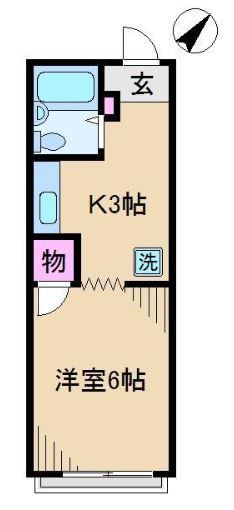 グリーンパーク飛鳥の間取り