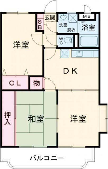 天草市八幡町のアパートの間取り