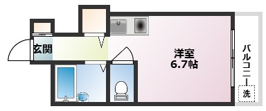 シャルムメゾン本庄の間取り