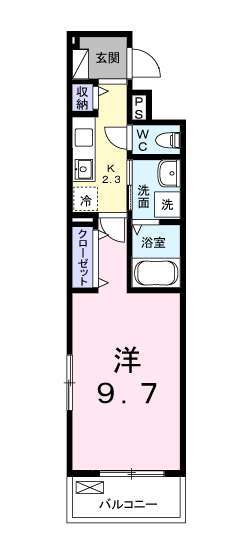 メイプルテラスみずほの間取り