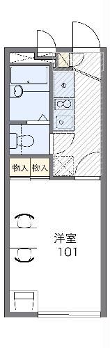 レオパレス凛の間取り写真