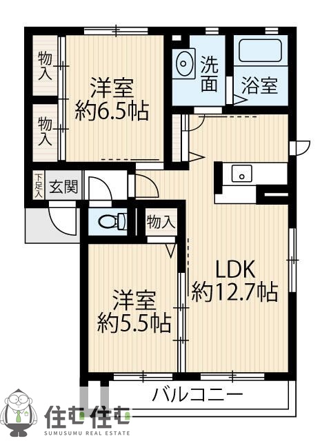 ラウレアＡ棟の間取り