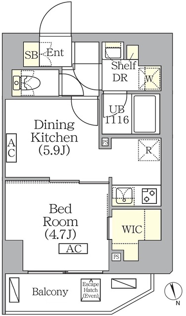 BRICK RESIDENCE 南青山の間取り