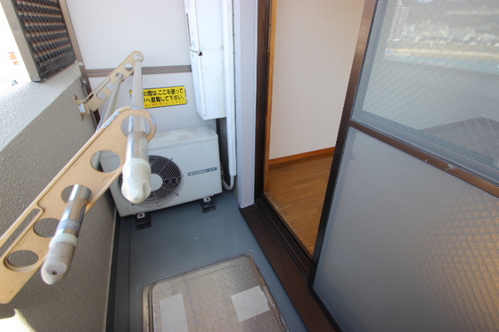 バルコニー　※別部屋の写真です
