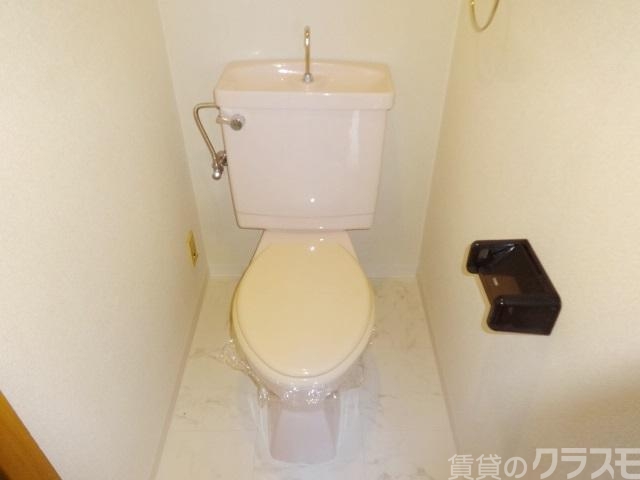 トイレ　お掃除ファイト！