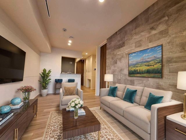 居室・リビング　★リビング★※モデルルームの為、家具は付きません※