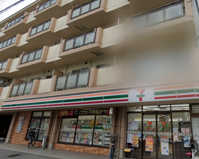 コンビニ　セブンイレブン東大阪稲田新町店（コンビニ）まで396m