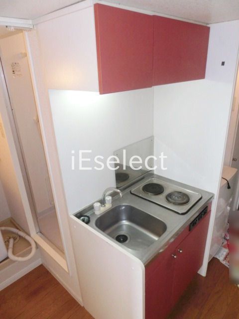 キッチン　２口コンロ付のキッチンです。