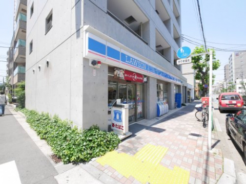 コンビニ　ローソン 新大橋一丁目店（コンビニ）まで92m